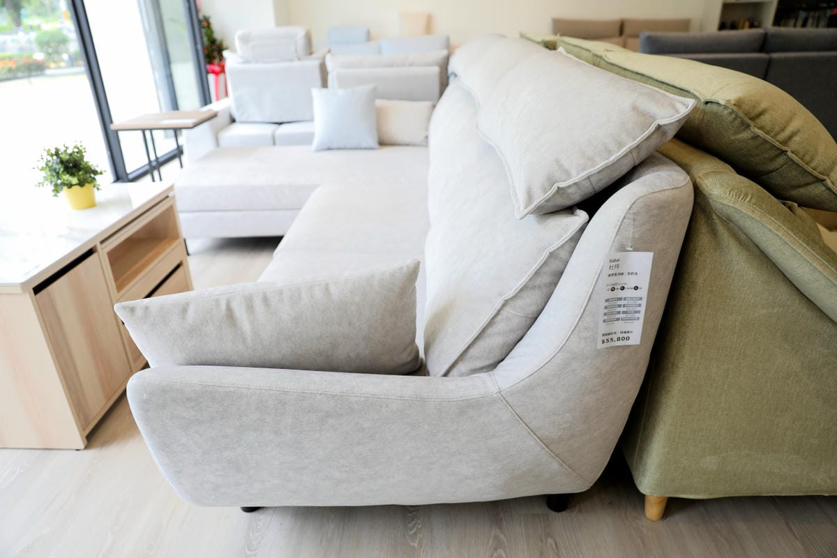 熱銷款杜拜Dubai L型沙發-帆船酒店設計感扶手