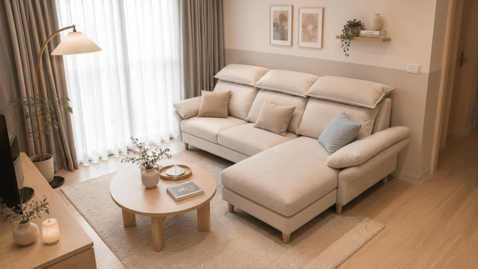 威尼斯 Venice Sofa 沙發延續系列可調坐深與彈力棉舒適坐感，適合閱讀、放空與休憩時刻。布套全可拆洗、布料與腳型自由選擇，打造角落最療癒的存在。
